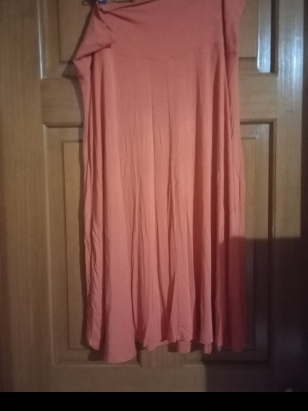 Maxi Skirt in Coral Pink - Lightweight Everyday Style